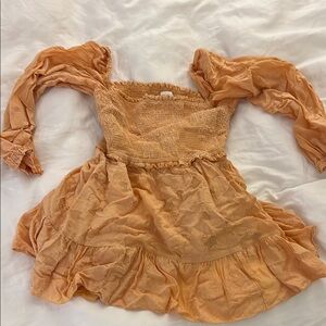 Peach orange Wilfred Dress